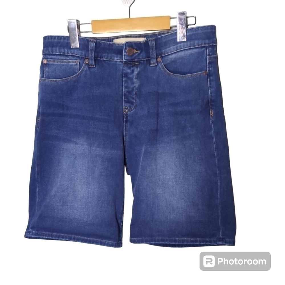 Soft Surroundings Ultimate Denim Pull On Relaxed‎ Shorts Modal Blend Size Medium